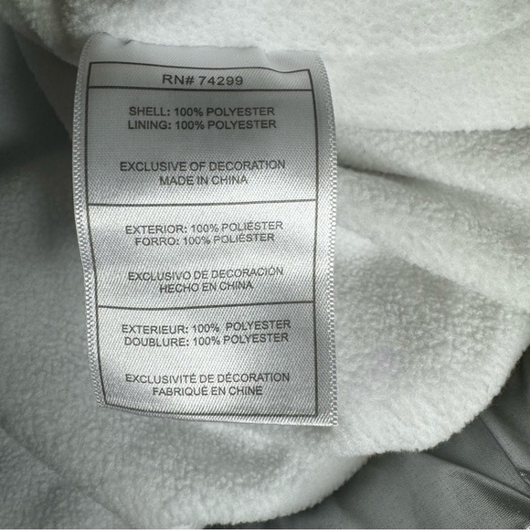 Reebok Mint/Metallic/White Lined Windbreaker Size Medium - Picture 7 of 7